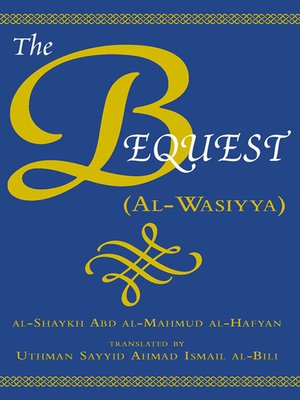 cover image of The Bequest